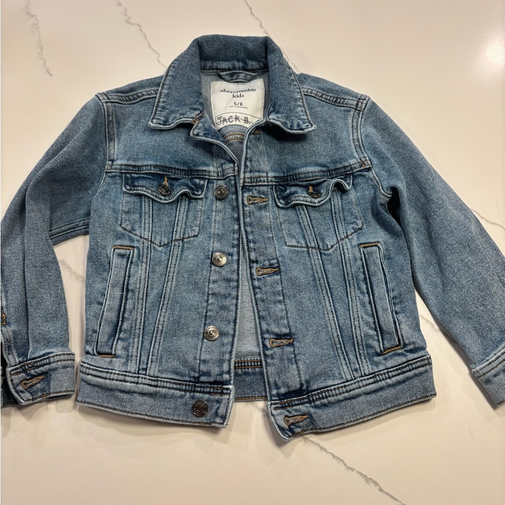 Abercrombie Kids Denim and Olive Jacket Set - Picture 5 of 6